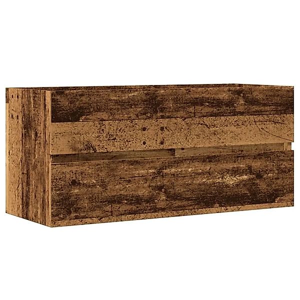 vidaXL Waschbeckenschrank Altholz-Optik 100x38,5x45 cm Holzwerkstoff 856252 günstig online kaufen