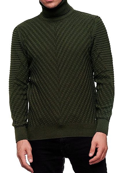 R-NEAL Rollkragenpullover Rollkragenpullover Herren Feinstrickpullover mit günstig online kaufen