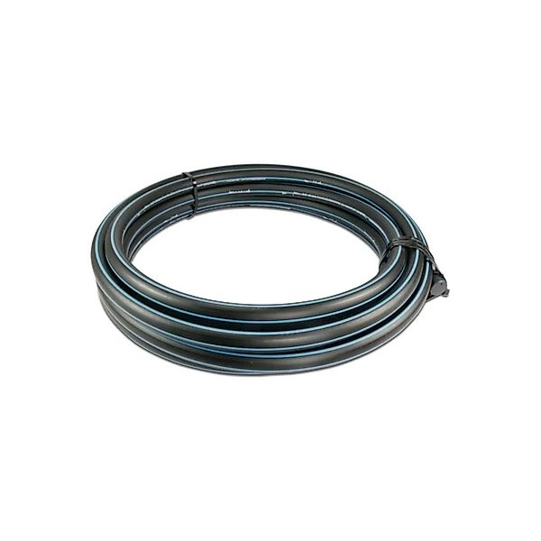 Boni-Shop PE Rohr 32mm  Druckrohr PE80 1 Bar SDR 11 DVGW Schwarz/Blau 1m günstig online kaufen