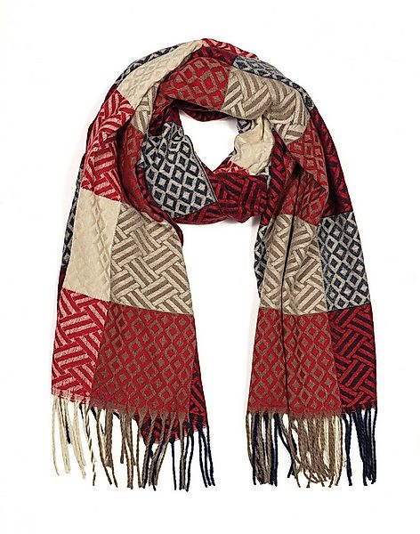 Cassandra Accessoires Schal Winterschal "Karo", mit Mustermix günstig online kaufen