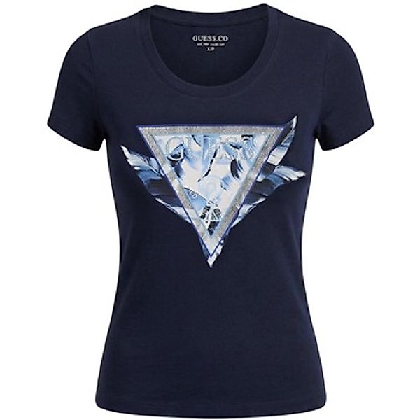 Guess  T-Shirt SS CN FEATHER TRIANGLE TEE W6GI11 K3026 günstig online kaufen