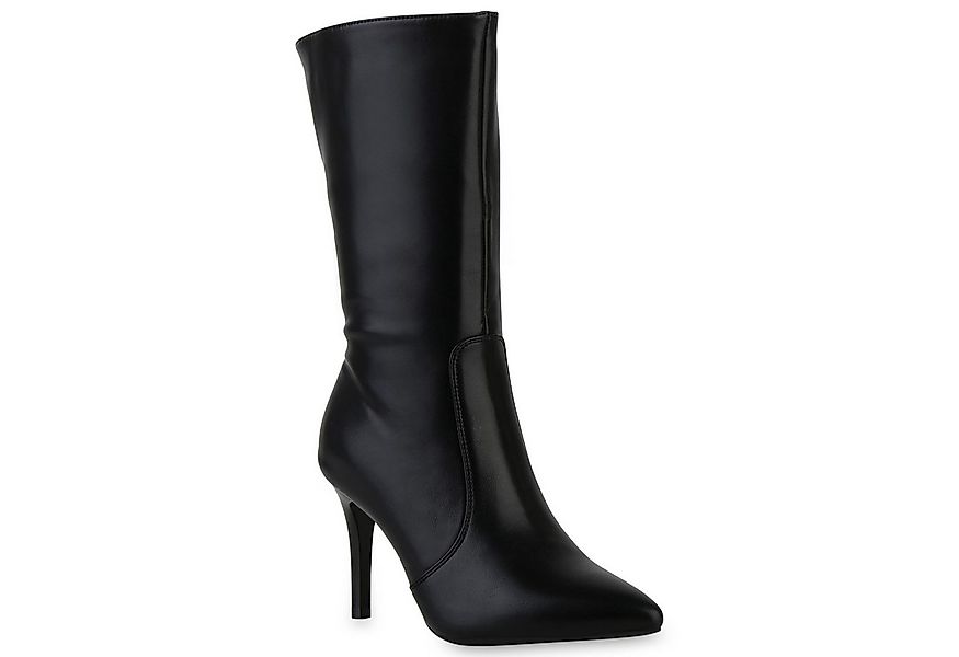 VAN HILL 840748 Stiefel Damen Klassische Stiefel Spitze Stiletto Basic günstig online kaufen