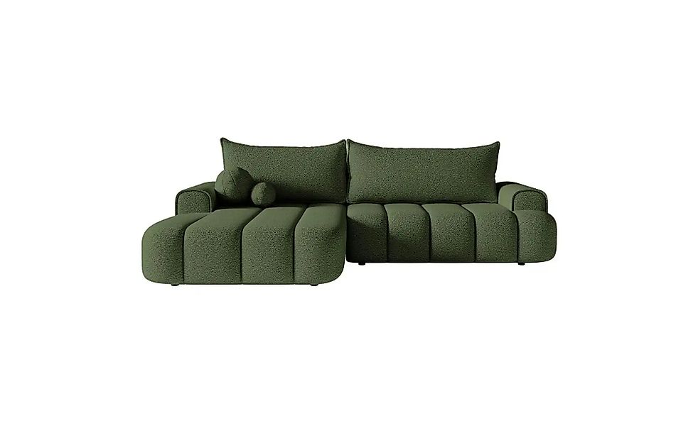 Selsey Ecksofa mit Schlaffunktion Dandelino ¦ grün ¦ Maße (cm): B: 275 H: 8 günstig online kaufen