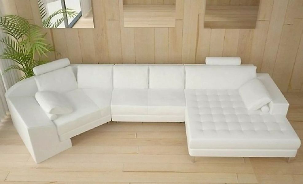 JVmoebel Ecksofa Designer Wohnzimmer Ecksofa Couch Polster Sitz Ecke Lederc günstig online kaufen
