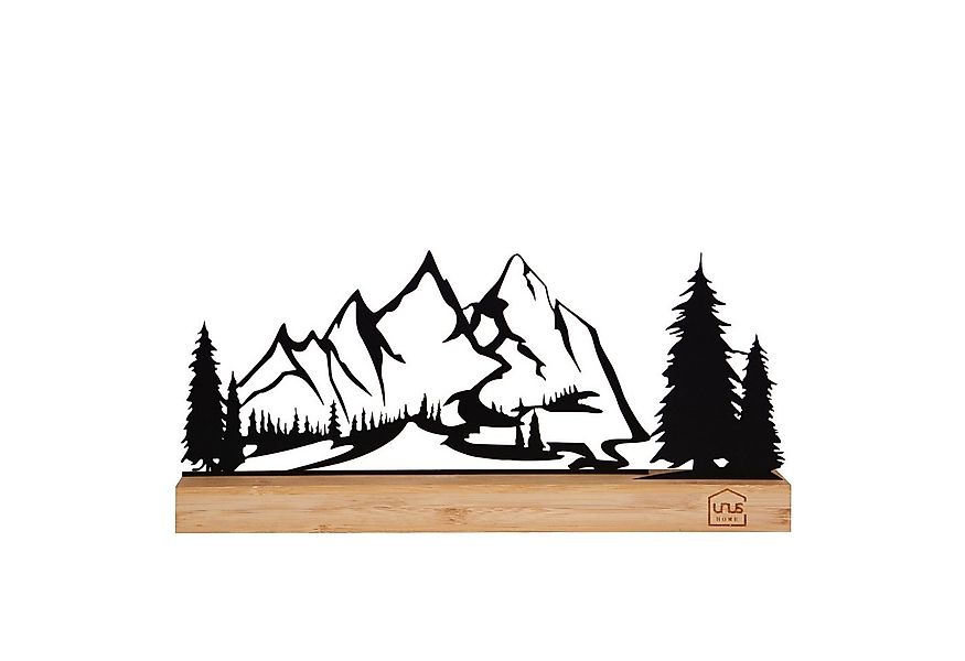 UNUS HOME Dekofigur (Aufsteller), berglandschaft metall nachhaltige dekorat günstig online kaufen