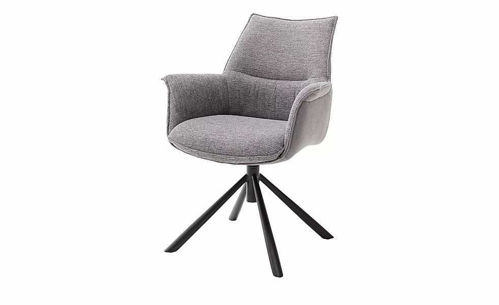uno Armlehnstuhl  drehbar Janny ¦ grau ¦ Maße (cm): B: 67 H: 87 T: 65.0 Stü günstig online kaufen