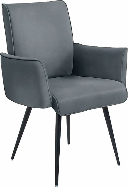 K+W Komfort & Wohnen Armlehnstuhl "Giacomo I" () 1 Stk. Leder CLOUD 4- Fuß- günstig online kaufen