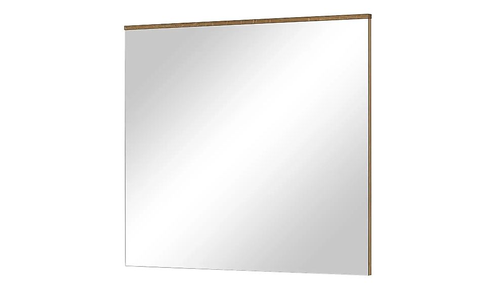 Wohnwert Spiegel 82 x 73 cm Valeo ¦ holzfarben ¦ Glas,Aluminium,Holzwerksto günstig online kaufen