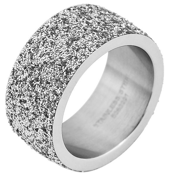AKZENT Fingerring Sparkling Sea Edelstahl silber Damen, Damen Ring günstig online kaufen