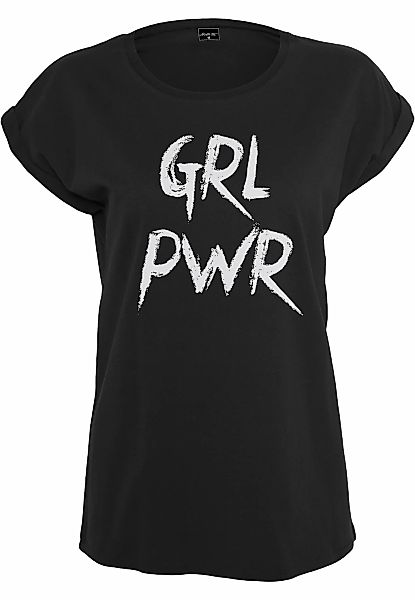 MisterTee T-Shirt "MisterTee Damen Ladies GRL PWR Tee" 1 Stk. günstig online kaufen