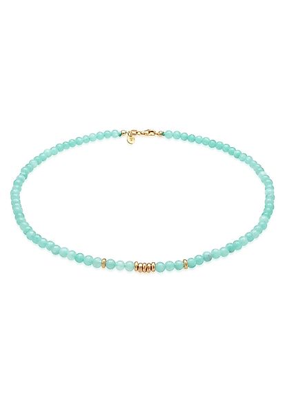 Elli Premium Kette mit Anhänger Amazonit günstig online kaufen