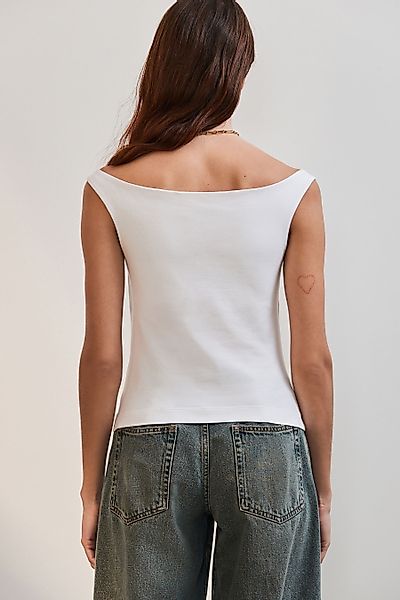 Next Shirttop Top mit offenem Ausschnitt (1-tlg) günstig online kaufen