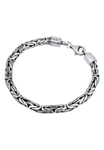 Kuzzoi Silberarmband Herren Königskette Rund 925 günstig online kaufen