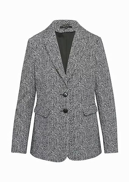 Comma Blusenblazer Antaillierter Blazer aus Jacquard günstig online kaufen