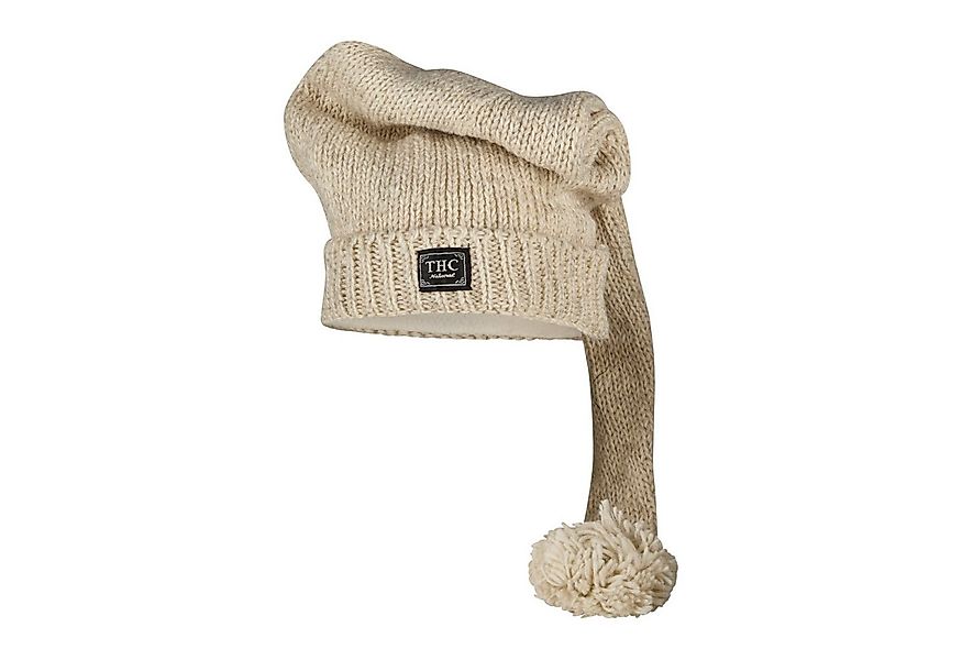 THC Natural Line Strickmütze THC Schafwoll Zipfelmütze 713 weiß (1 Stück, 1 günstig online kaufen