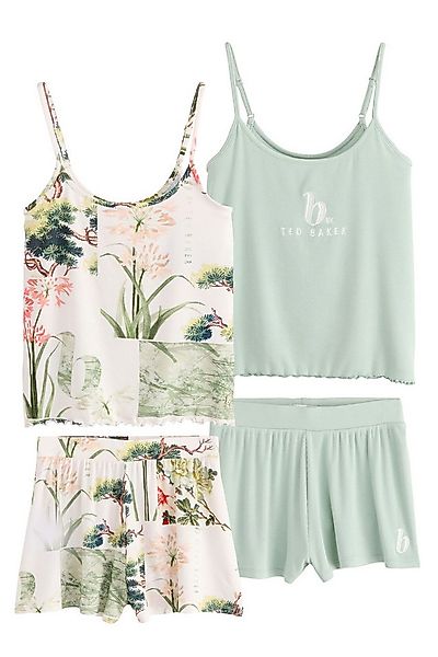 B by Ted Baker Pyjama B by Ted Baker 2er-Pack Viskose-Shorts, Leo-Print (4 günstig online kaufen
