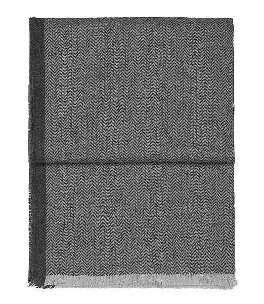 Herringbone Decke 130 x 190cm Light grey-grey günstig online kaufen