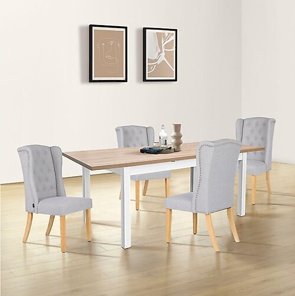 OTTO home Esstisch »Ismund« aus Melamin und MDF Holz, Auszugsfunktion, Brei günstig online kaufen