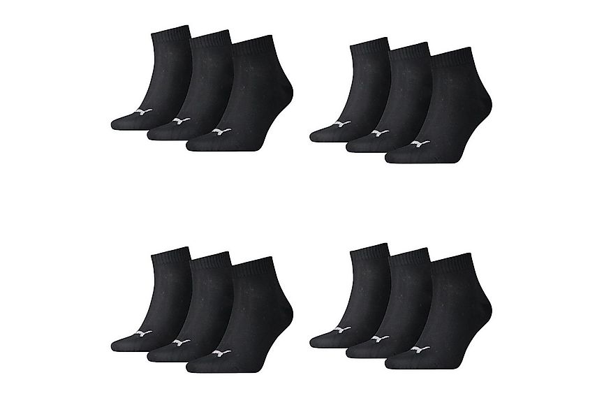 PUMA Kurzsocken Bequeme Quarter Socken aus Baumwollmischung (12-Paar) günstig online kaufen