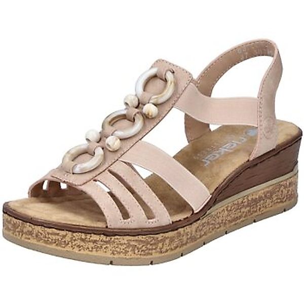 Rieker Sandalen Lederimitat Keilsandalette günstig online kaufen