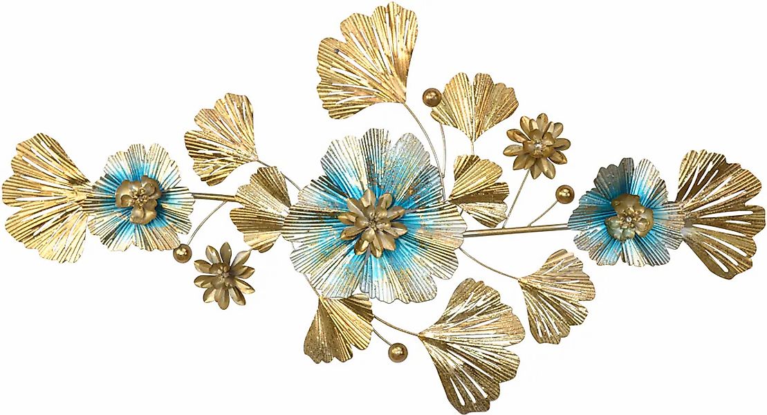 HOFMANN LIVING AND MORE Wanddekoobjekt "Wanddekoration" 90 cm Breit, goldfa günstig online kaufen
