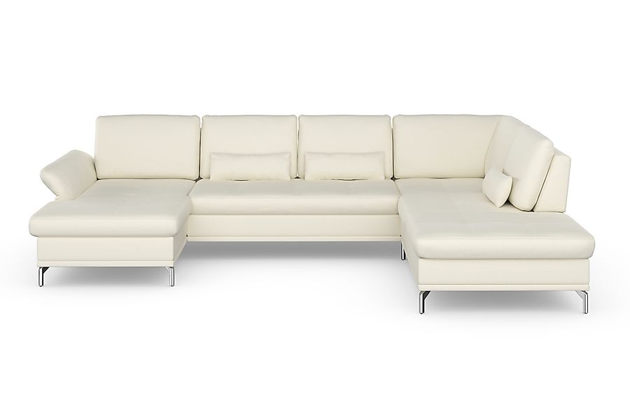 Home affaire Wohnlandschaft »Palm Beach U-Form« Federkern, mit Sitztiefenve günstig online kaufen