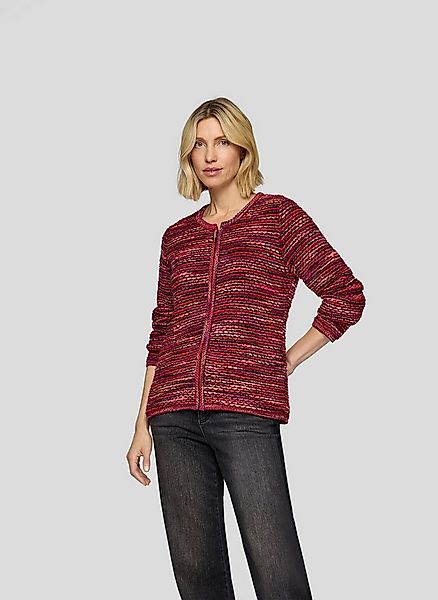 Rabe Strickjacke im Streifen-Design und in Strick-Optik günstig online kaufen