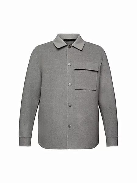 Esprit Collection Wolljacke Jacke aus recyceltem Wollmix günstig online kaufen