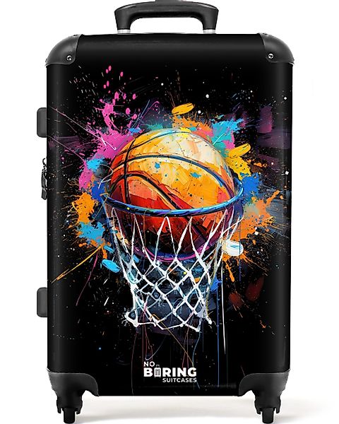 NoBoringSuitcases.com© Hartschalen-Trolley Basketball mit Graffiti 67 günstig online kaufen