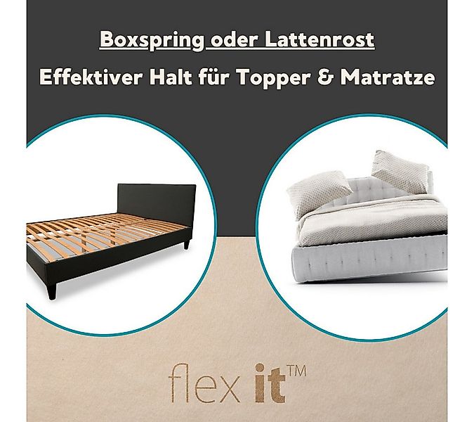 Matratzenschoner Anti Rutsch für Topper, flex it® Antirutschmatte für Boxsp günstig online kaufen