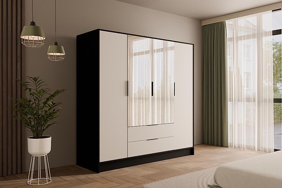 ALTDECOR Drehtürenschrank KOLIN (Kleiderschrank Garderobenschrank mit günstig online kaufen
