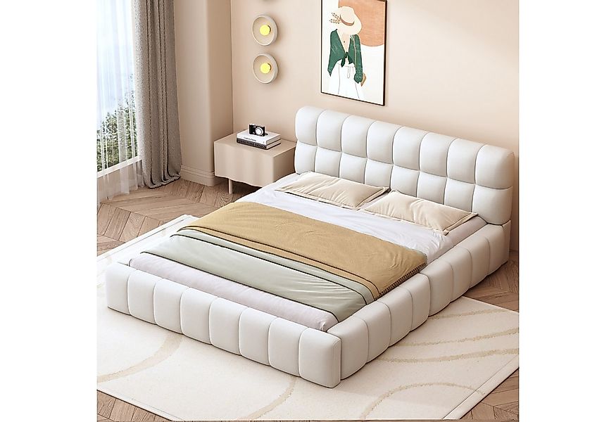 STILVORA Polsterbett 140x200 Bettgestell mit Lattenrost,Jugendbett ohne Mat günstig online kaufen