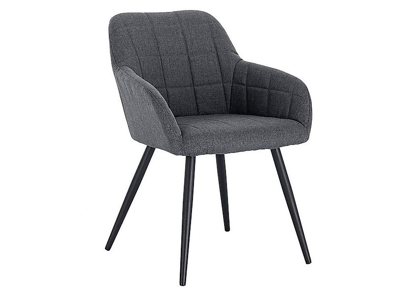 Woltu Esszimmerstuhl (1 St), Polsterstuhl mit Armlehne, Metallbeine günstig online kaufen