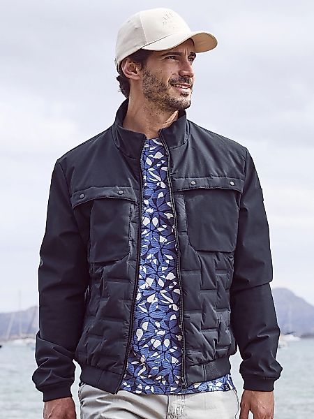 LERROS Steppjacke "LERROS Sportiver Blouson, gesteppt" ohne Kapuze Wasser- günstig online kaufen