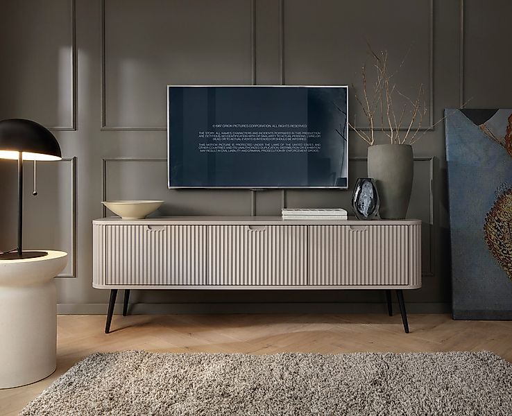 yourhouse24 Lowboard Zova RTV-168 TV-Schrank geriffelt, günstig online kaufen