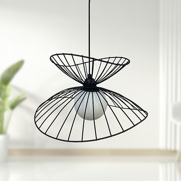 Bamyum Pendelleuchte Pendelleuchte Vertigo, Metall Schwarz günstig online kaufen