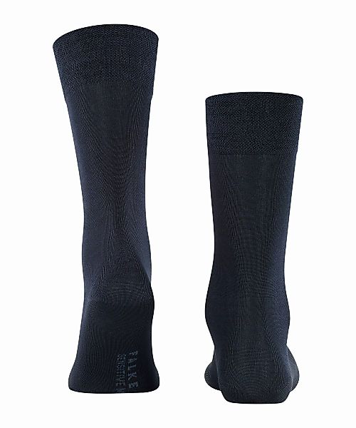 FALKE Sensitive Malaga Herren Socken, 47-50, Blau, Uni, Baumwolle, 14646-63 günstig online kaufen