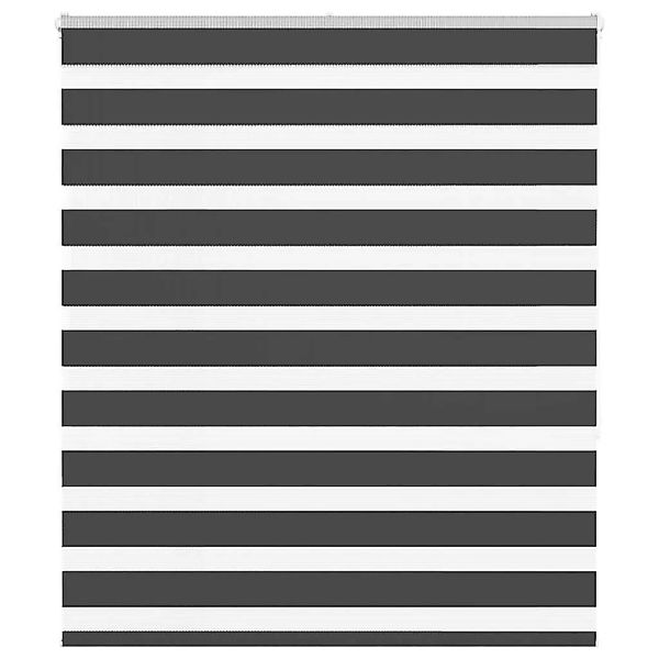 vidaXL Doppelrollo Schwarz 135x150 cm Stoffbreite 130,9 cm Polyester 401424 günstig online kaufen