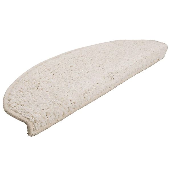 vidaXL Stufenmatten 15 Stk 65x21x4 cm Weiß Halbrund Groß 133906 günstig online kaufen
