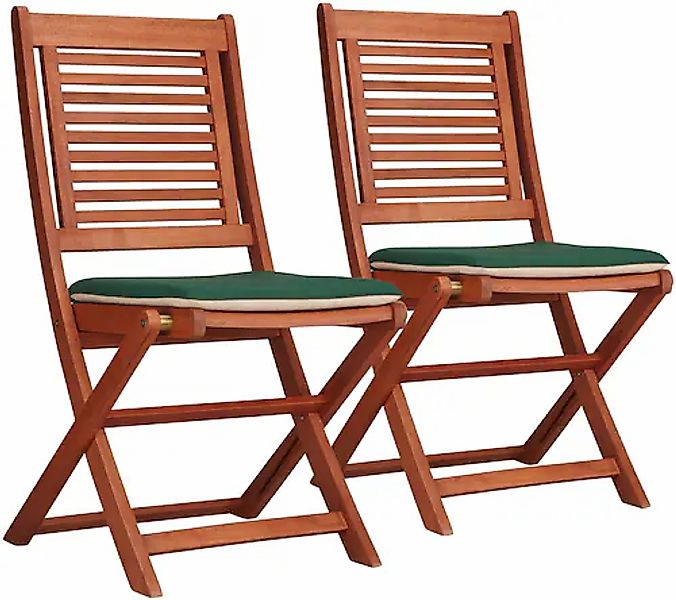 MERXX Gartenstuhl »Cordoba« (Set) 2 Stk. 2er Set, Eukalyptus, klappbar, bra günstig online kaufen