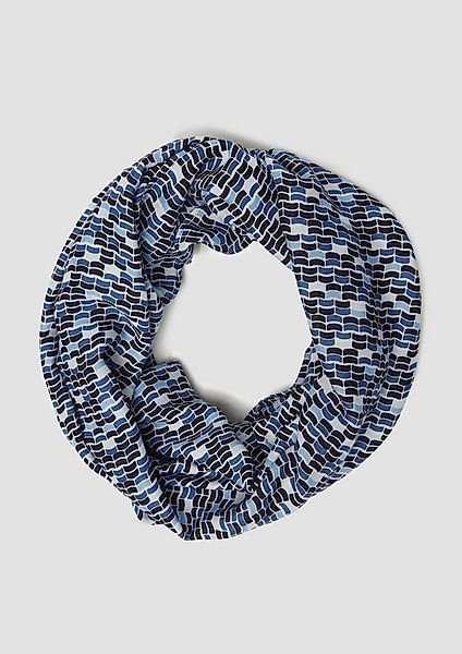 s.Oliver Loop Snood, Viskose-Snood mit abstraktem Artwork günstig online kaufen