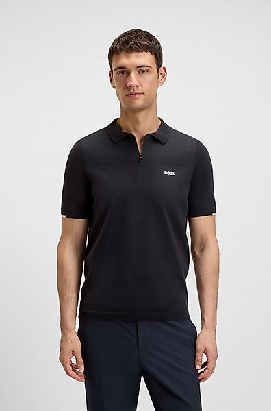 BOSS GREEN Kurzarmpullover K Ever-X PS mit Perforierungen zur Belüftung günstig online kaufen