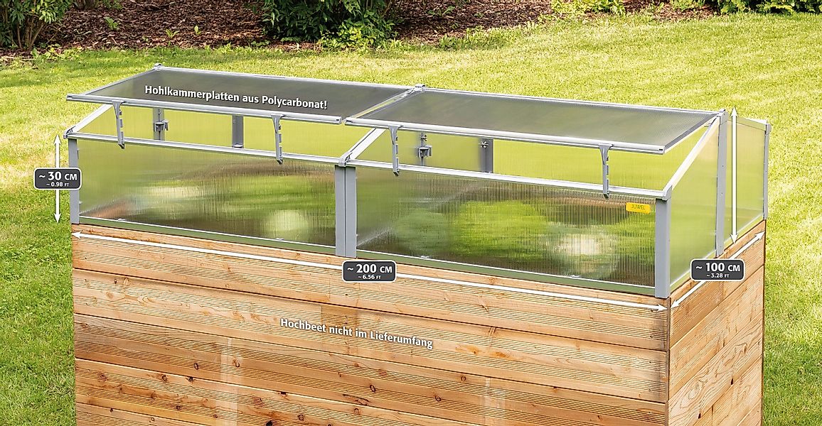 Juwel Frühbeet Thermo Frühbeet 200 Gewächshaus günstig online kaufen