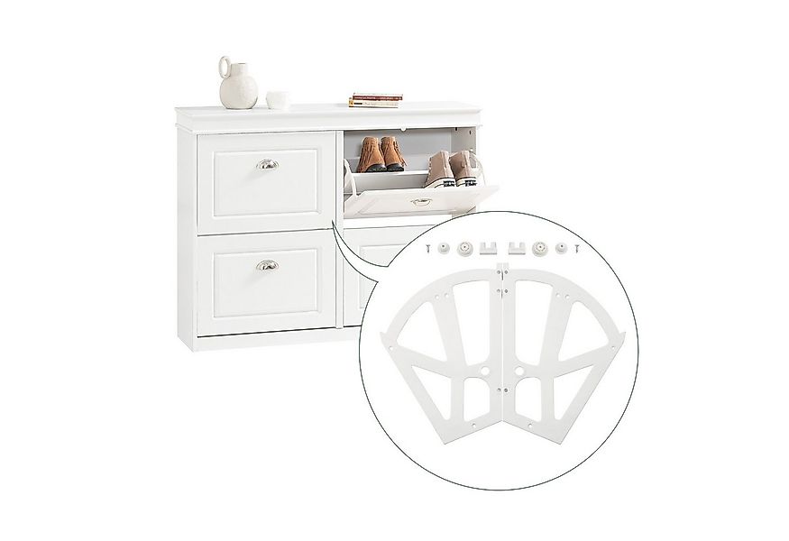 SoBuy Schuhkipper SDA08, Schrank Scharniere Möbel Scharnier für Schuhschran günstig online kaufen