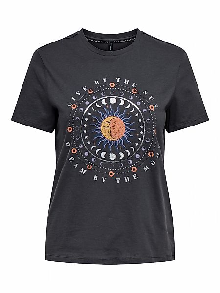 ONLY Kurzarmshirt "ONLKITA LUNA REG S/S TOP CS JRS" günstig online kaufen