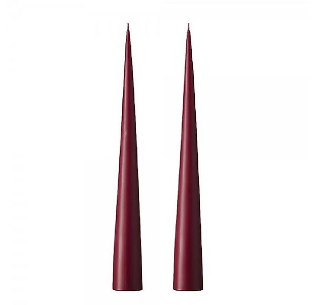 ester & erik Tafelkerze Kegelkerzen Set Cone Candle Deep Wine (2-teilig) günstig online kaufen