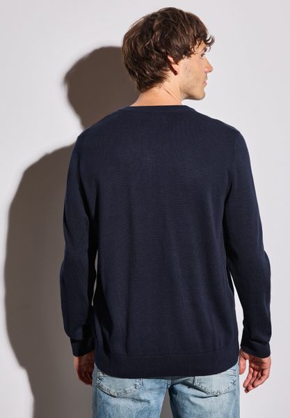 STREET ONE MEN Strickpullover aus reiner günstig online kaufen