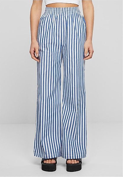 URBAN CLASSICS Stoffhose Ladies Striped Loose günstig online kaufen