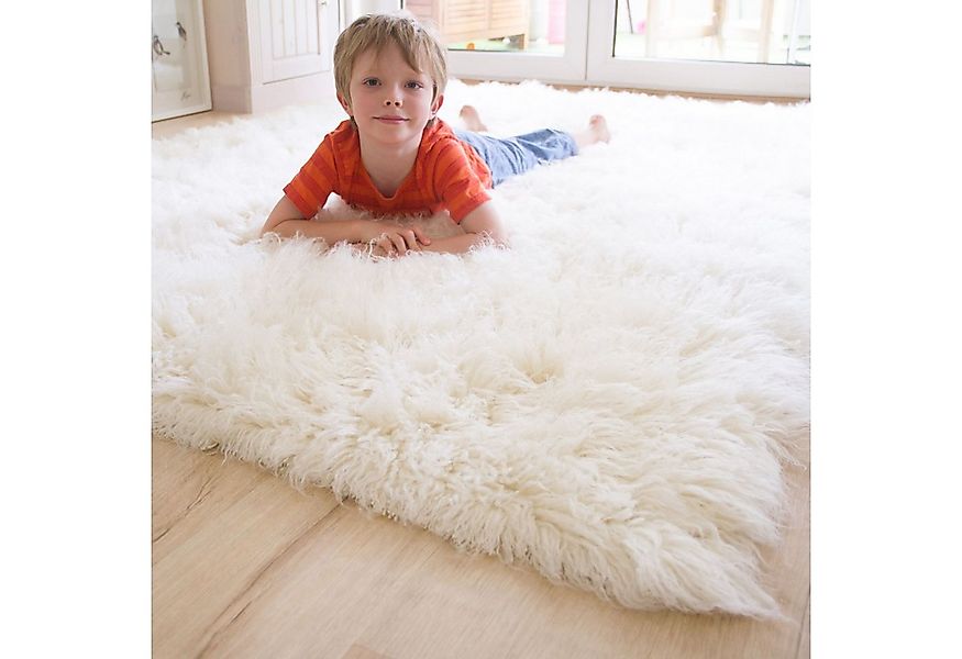 Steffensmeier Wollteppich Flokati 1500, Rechteckig, original griechischer F günstig online kaufen