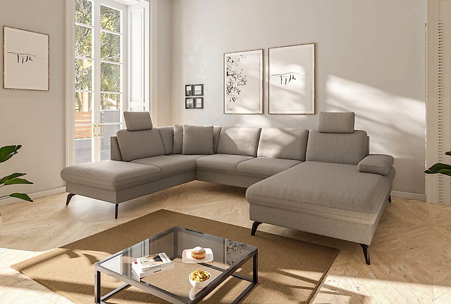 sit&more Wohnlandschaft "Morris Jubi U-Form", inkl. Armteilfunktion und 1 Z günstig online kaufen